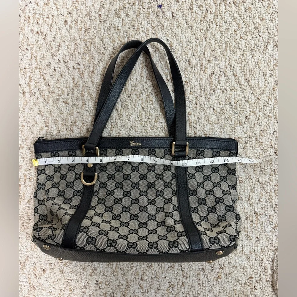 Gucci Canvas Abbey Medium Black - Picture 13 of 14
